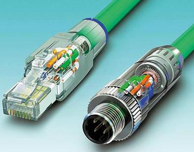 圖3 按入電纜芯、剪斷，且蓋好防護(hù)蓋：無論是RJ45還是M12連接器，它們都能夠?qū)崿F(xiàn)快速且可靠的安裝