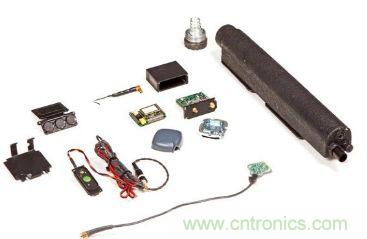 順時(shí)針?lè)较蛞来螢殡姵亟M、GPS天線、發(fā)射/接收單元和磁力安裝支架