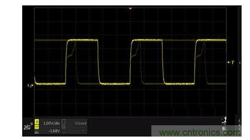 330，000wfms/s波形刷新率下觀察的波形信息