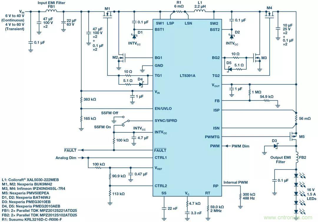 一顆芯驅(qū)動整個車前燈組，這個控制器是怎么做到滴？