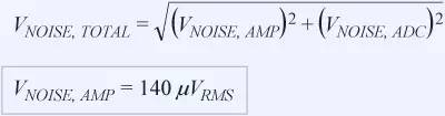 信號鏈中放大器噪聲對總噪聲有多少貢獻？