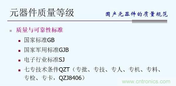 元器件應(yīng)用可靠性如何保證，都要學(xué)習(xí)航天經(jīng)驗(yàn)嗎？