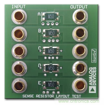 改進(jìn)低值分流電阻的焊盤布局，優(yōu)化高電流檢測精度