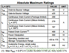 看懂MOSFET數(shù)據(jù)表，第3部分&mdash;連續(xù)電流額定值