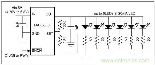 如何利用低成本線性穩(wěn)壓器改善白光LED？