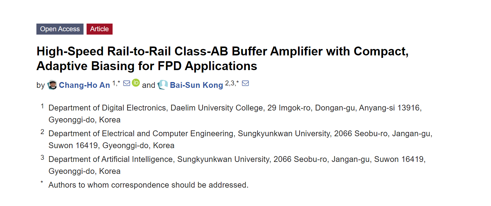 新型Class-AB緩沖放大器，適用于FPD應(yīng)用