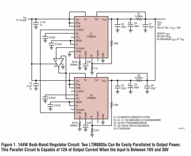 助你輕松并聯(lián)增加輸出功率，這款&mu;Module穩(wěn)壓器你愛了沒？