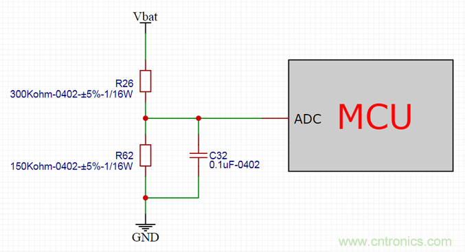 電池電壓偵測(cè)電路&ldquo;踩坑&rdquo;：分壓電阻的精度竟然是5%，不是1%